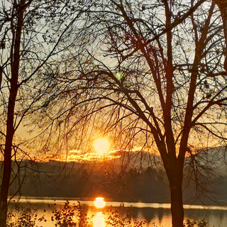 Soluppgång Lechbruck am See